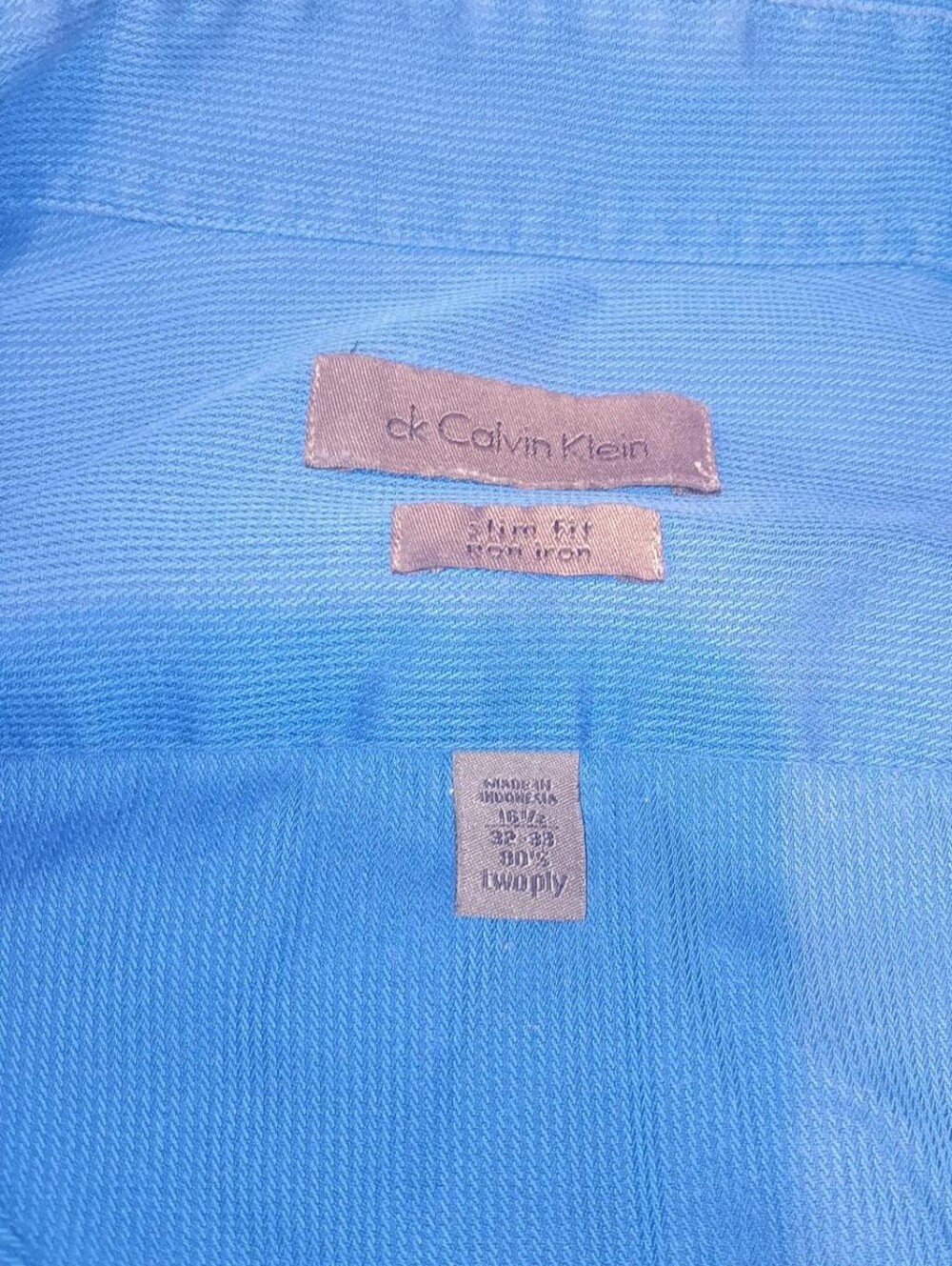 Calvin Klein Men's Light Blue Dress Shirt